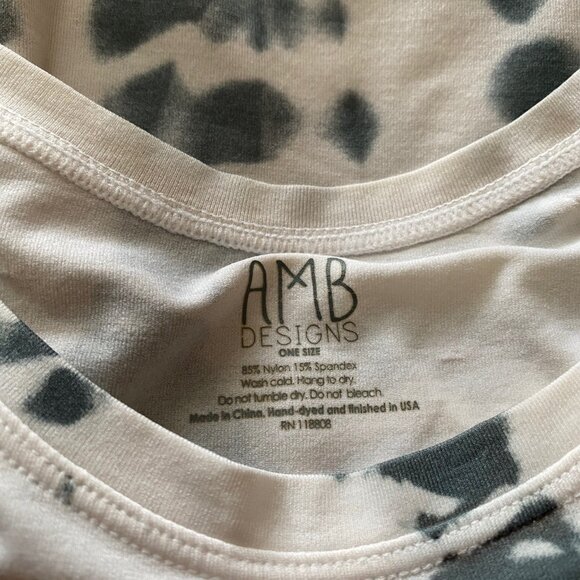 LIKE MEW AMB DESIGNS Tie Dyed 3/4 Sleeve Top O/S - Picture 4 of 4